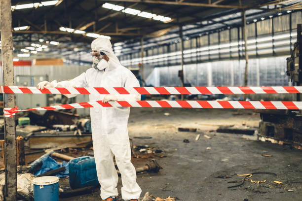 Professional Infectious Disease Decontamination technician working in Oak Harbor, WA
